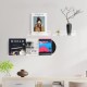 Clear Acrylic Floating Shelf for Wall, Wall Display Shelves Storage Rack for Bathroom Living Room Kitchen and Office (3 Pack)