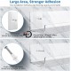Clear Acrylic Floating Shelf for Wall, Wall Display Shelves Storage Rack for Bathroom Living Room Kitchen and Office (3 Pack)