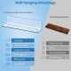 Clear Acrylic Floating Shelf for Wall, Wall Display Shelves Storage Rack for Bathroom Living Room Kitchen and Office (3 Pack)