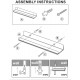 Clear Acrylic Shelves for Living Room Kitchen Bedroom Bathroom Office Store, Book Picture Toys Ledge Shelf, Wall Storage Organizer, (2 Pack)