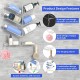 Acrylic Bathroom Organizer & Shampoo Holder, Wall Mounted, Sturdy and Durable, (Two Shelves)