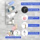 Acrylic Bathroom Organizer & Shampoo Holder, Wall Mounted, Sturdy and Durable, (One Shelf)