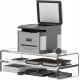 Acrylic Monitor Stand, 2 Tiers Computer Monitor Riser, Monitor Riser,Office, Business, PC Desk Stand for Keyboard Storage