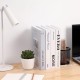 Clear Acrylic L Shaped BookHolder with Non-Slip Bottoms, Transparent Book Stands for School, Office, Library Shelves, (2 Pack)