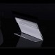  Mini Clear Acrylic Sign Display Holder, Horizontal Slanted L-Shape (80mm x 50mm)(12 PCS)