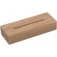Clear Acrylic Table Stand with Wooden Base, A6 Landscape Format (2 Pack)