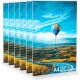 Clear Acrylic Sign Holder (A4), Double-Sided, T-Shape for Tables Hotel Shop, Restaurant, School & Office (6 Pack)