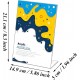 Acrylic Slant Back Sign Holder, size A5 (2 Pack)